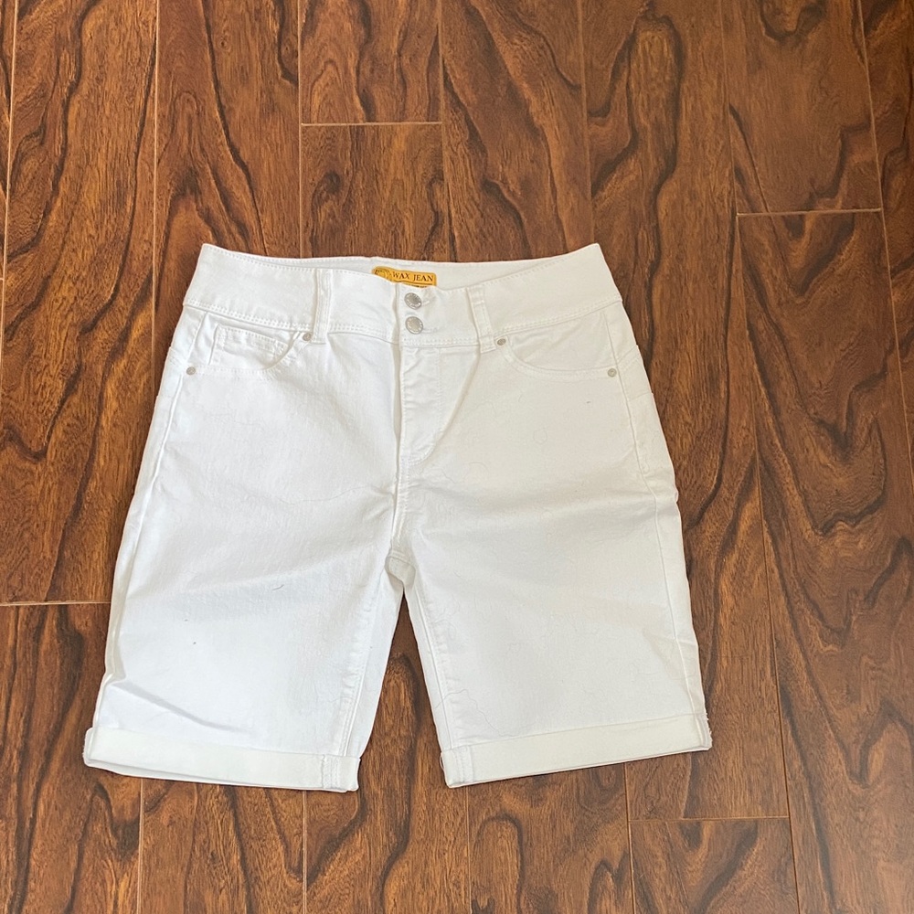 Wax Jean White Women's Bermuda Shorts size M